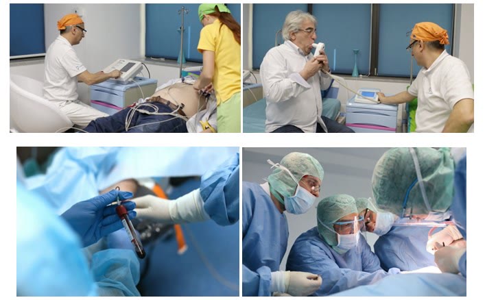 Etapele intervenției: evaluarea preoperatorie, monitorizarea funcțiilor vitale și echipa chirurgicală în bloc operator