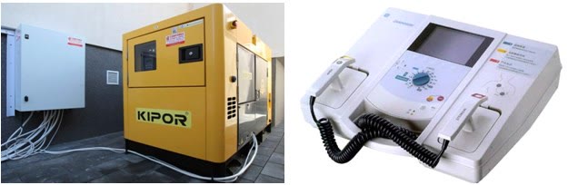 Dotările de siguranță ale clinicilor: generator electric de mare putere pentru alimentare paralelă și defibrilator din sala de chirurgie
