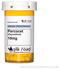 Flacon de Percocet (oxicodonă) 10 mg