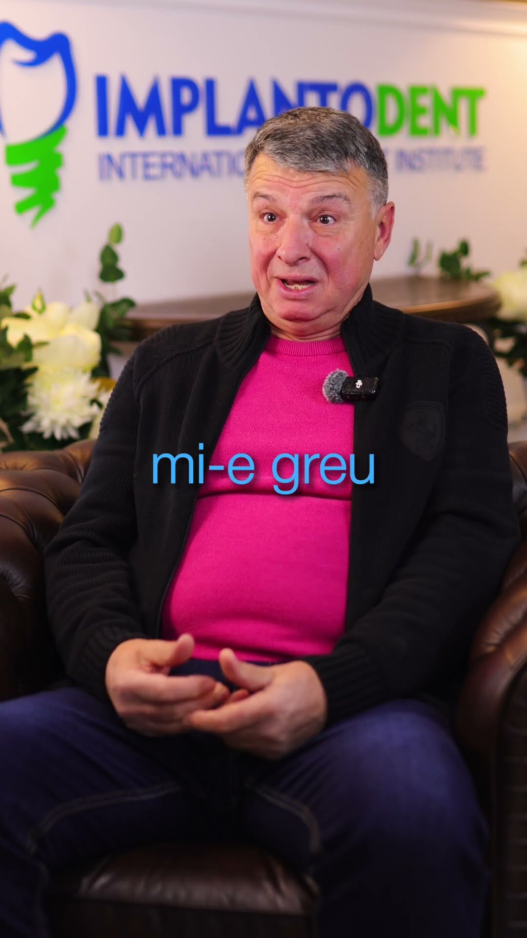 Nicolae Alexe, pacient Implantodent — reabilitare orală