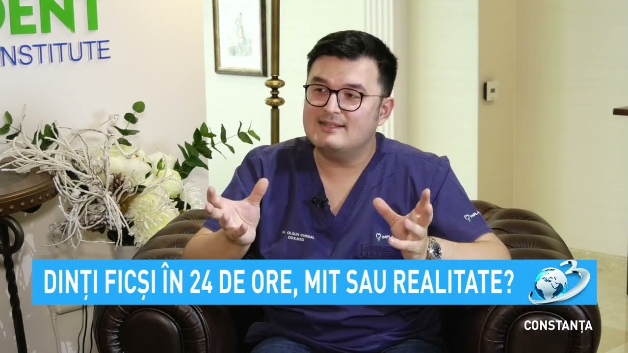 Copertă clip: dinți fixi pe implanturi în 24 de ore — mit sau realitate