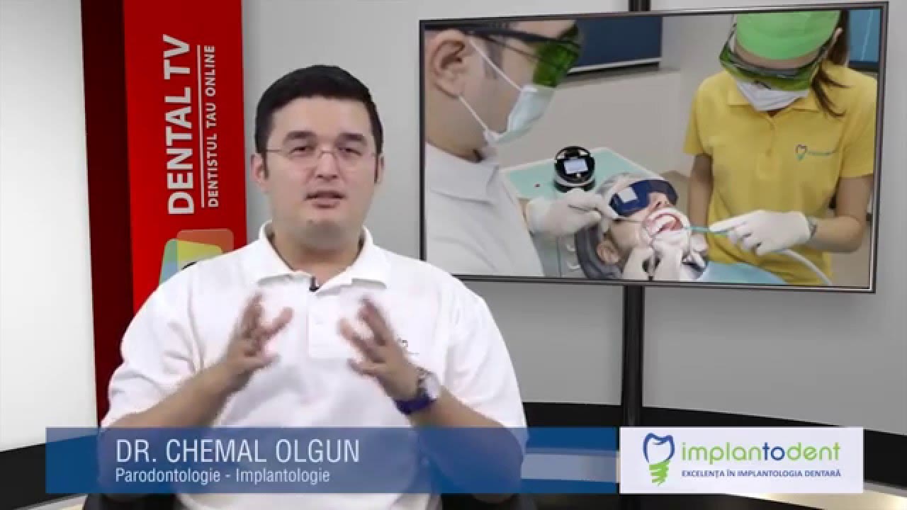 Copertă clip despre boala parodontală, cu dr. Chemal Olgun